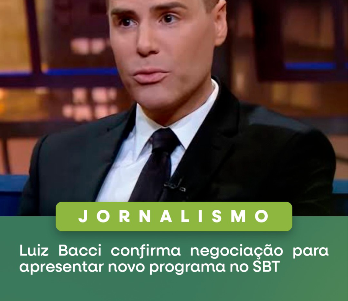 🚨 É oficial!Luiz Bacci retorna ao SBT e deve comandar nova versão do Aqui Agora🎥✨
